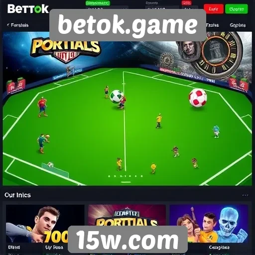 Análise da oferta de jogos no betok.game